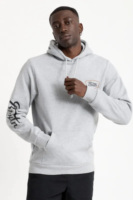 Stith IX Hood - Heather Grey sold by Brixton