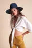 Joanna Hat - Washed Navy sold by Brixton