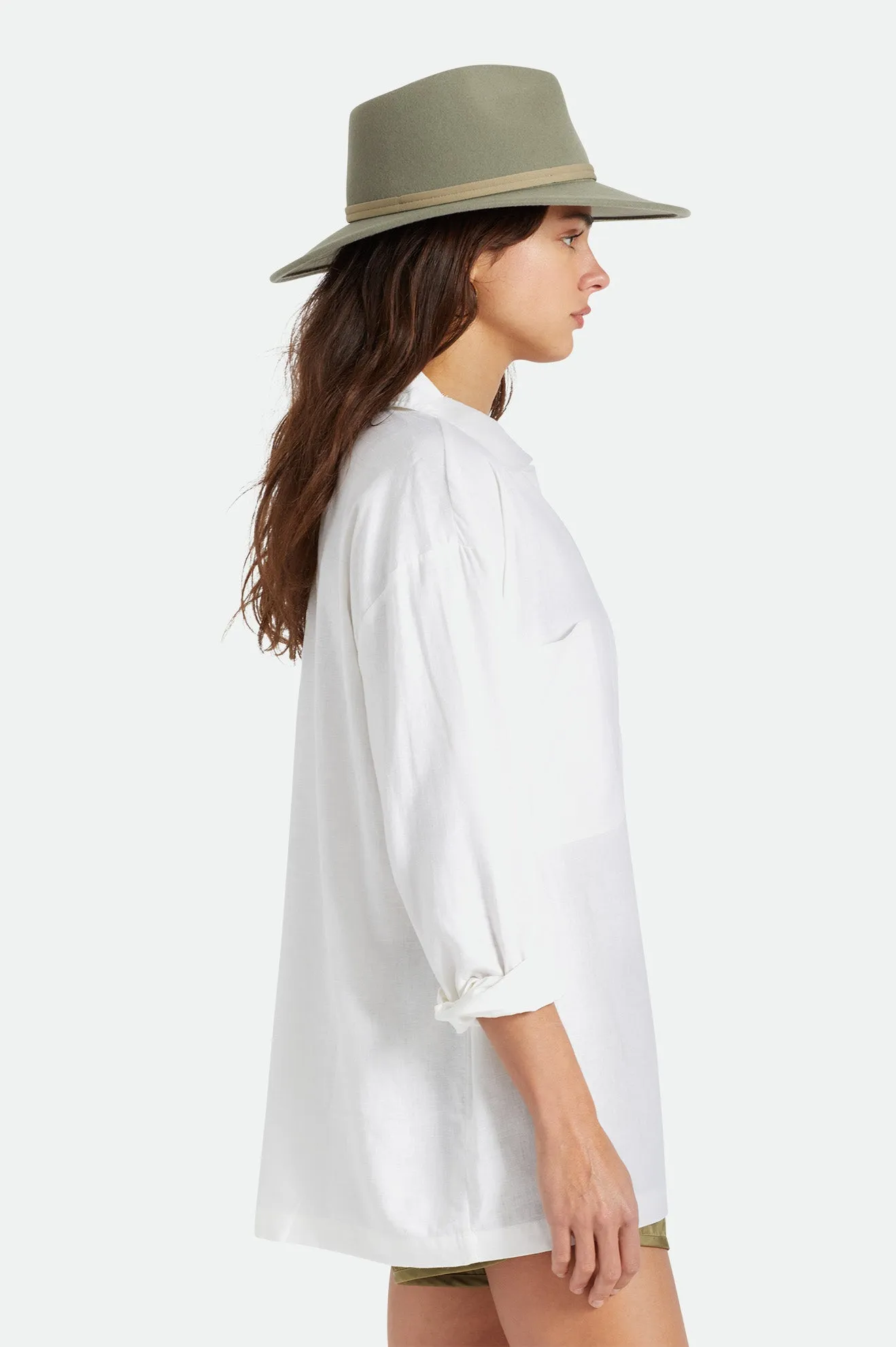 Bowery Overshirt - White sold by Brixton product image thumbnail 3