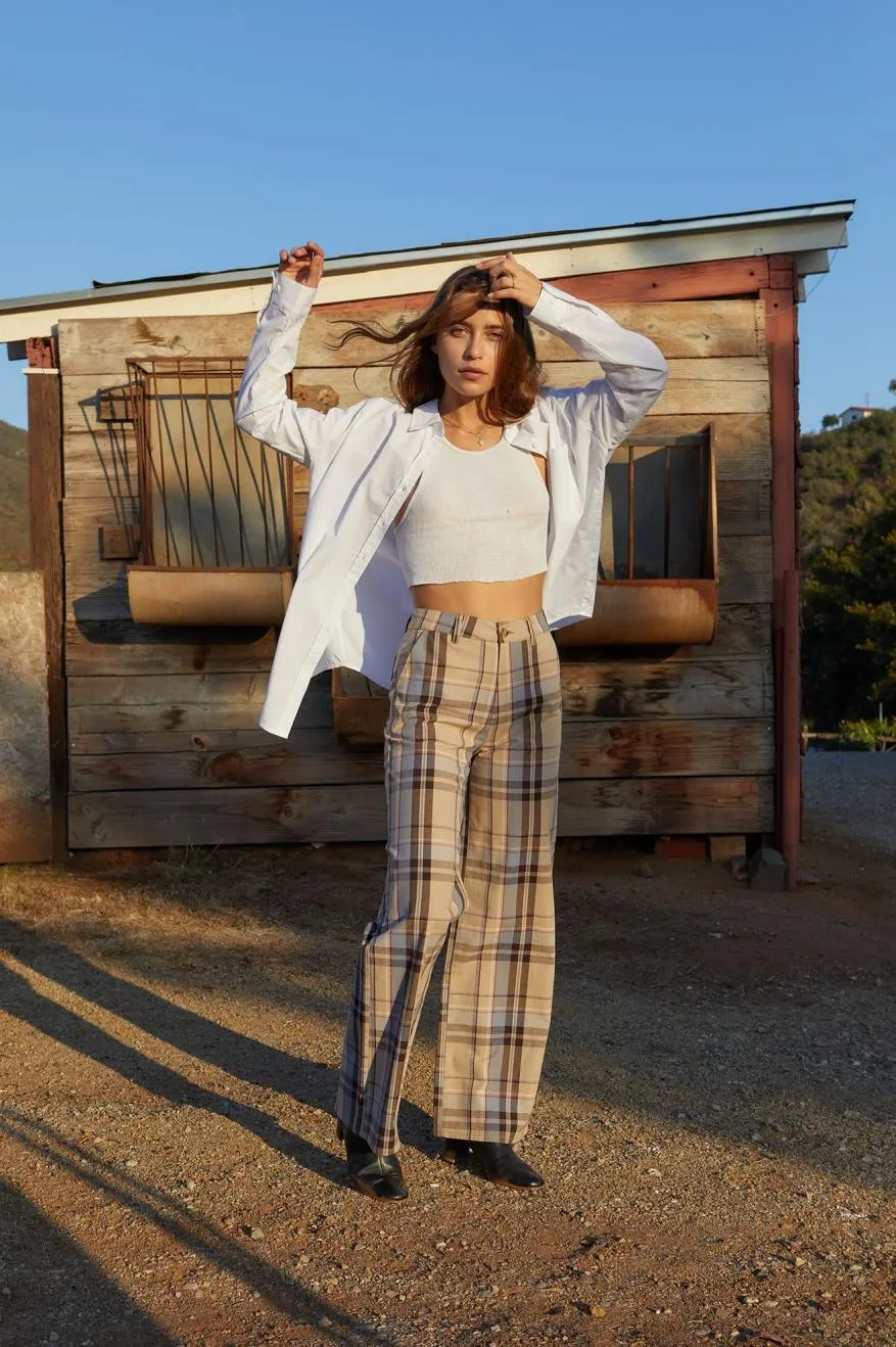 Victory Full Length Wide Leg Pant - Sesame sold by Brixton product image thumbnail 3