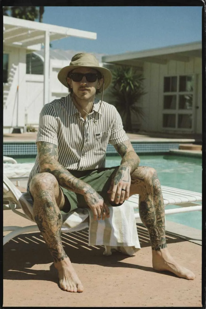 Coolmax Packable Safari Bucket Hat - Olive Surplus sold by Brixton product image thumbnail 4