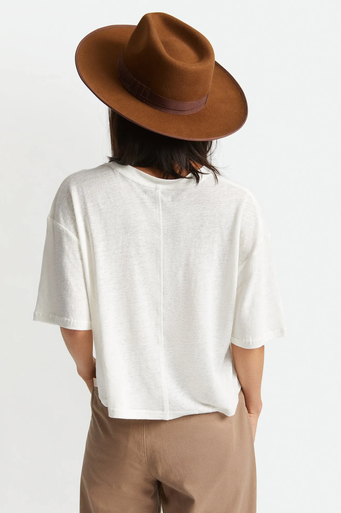 Montauk Skimmer Tee - Off White sold by Brixton product image thumbnail 5