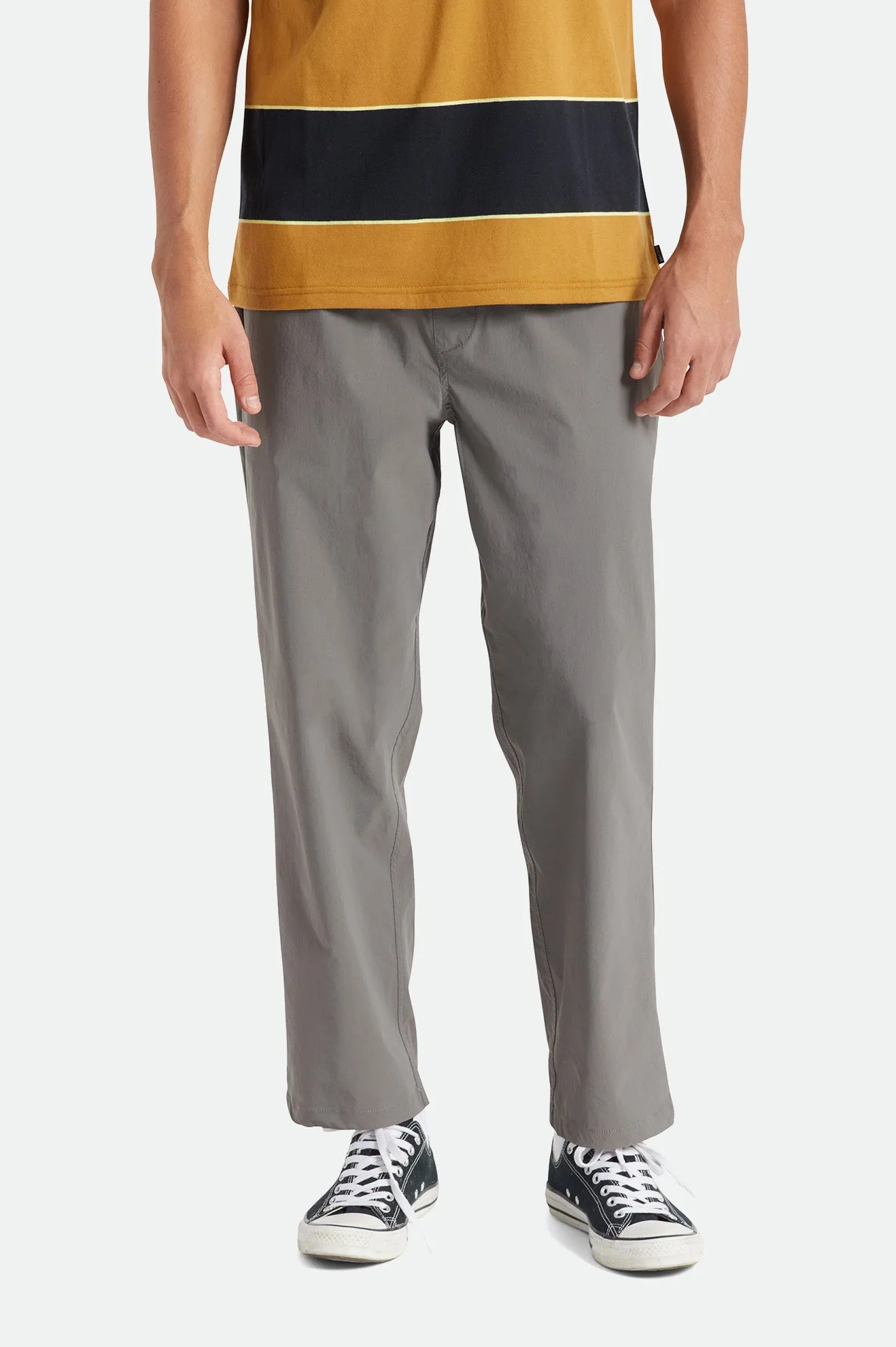 Steady Cinch Utility Pant - Pebble sold by Brixton