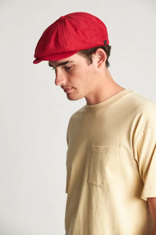 Brood Snap Cap - Red sold by Brixton