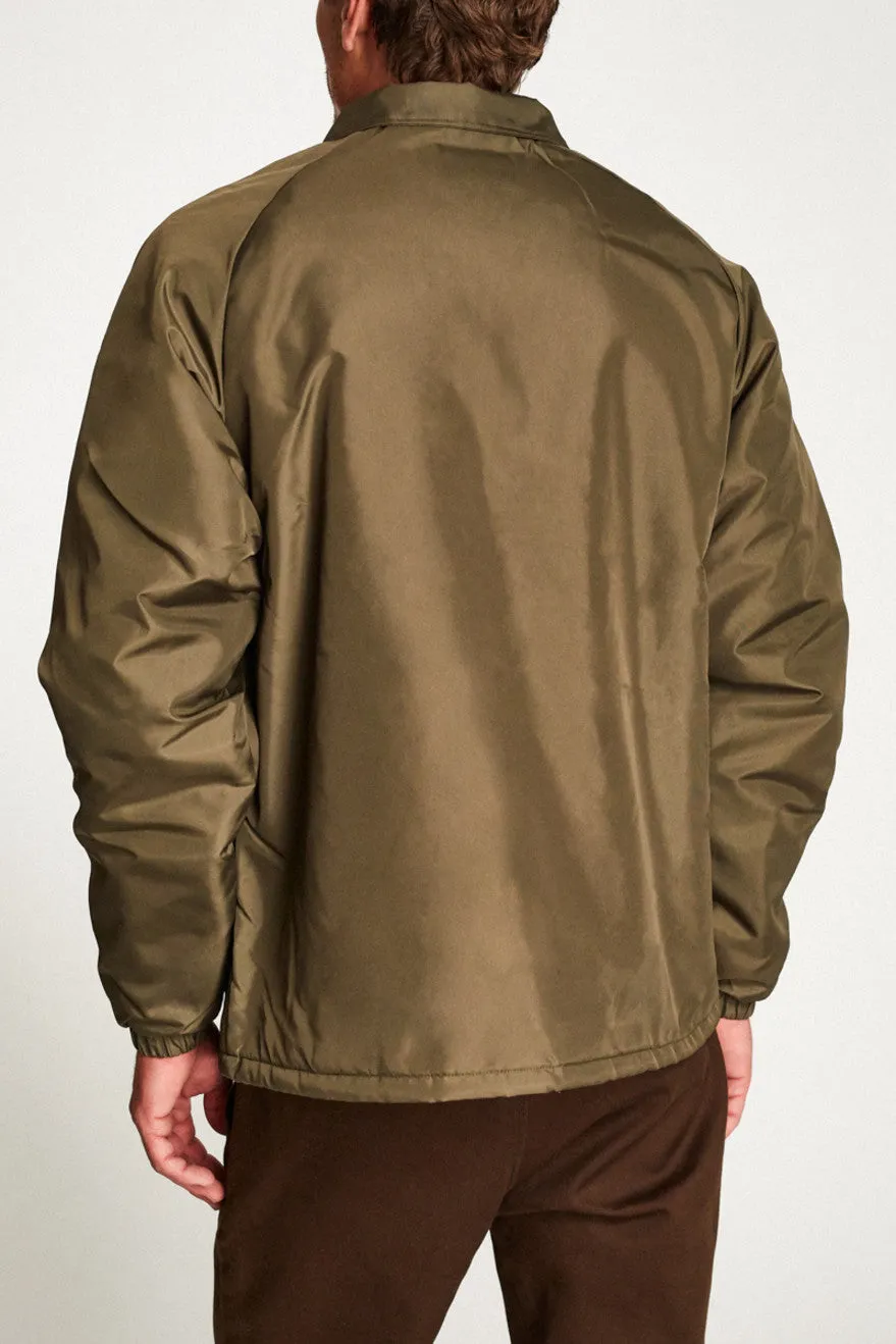 Claxton Collar Sherpa Jacket - Olive sold by Brixton product image thumbnail 3