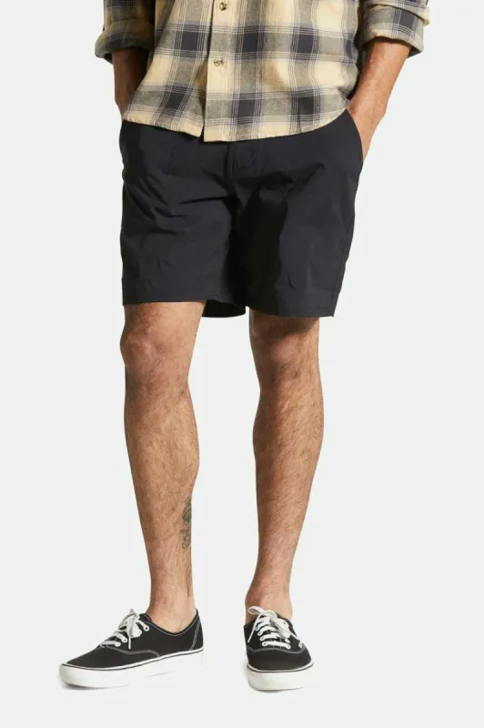 Adventure Ripstop Water Short - Black sold by Brixton