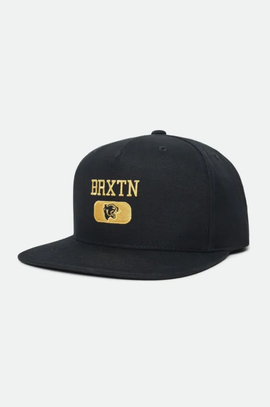Forte VI MP Snapback - Black sold by Brixton