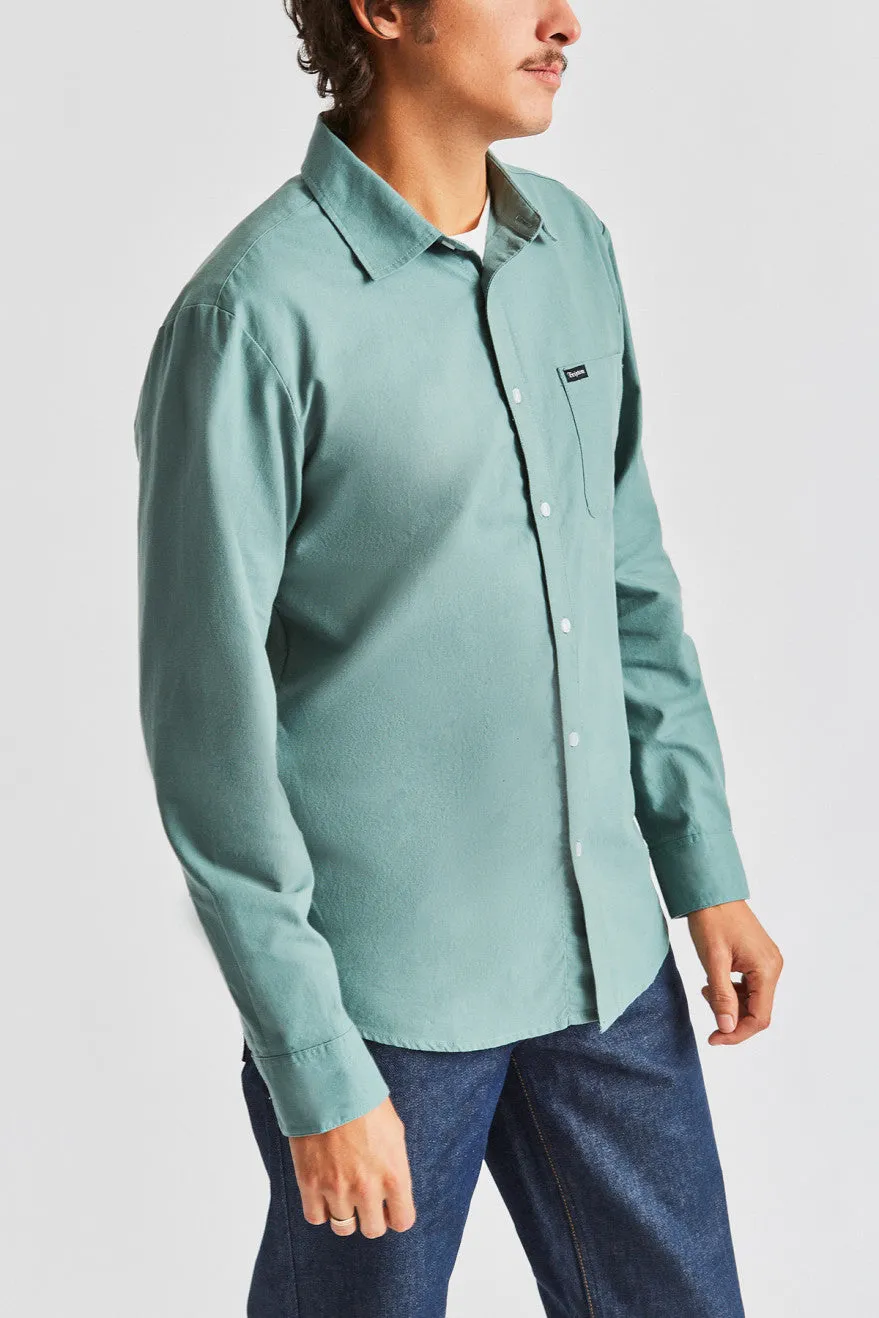 Charter Oxford L/S Woven - Jade sold by Brixton product image thumbnail 2