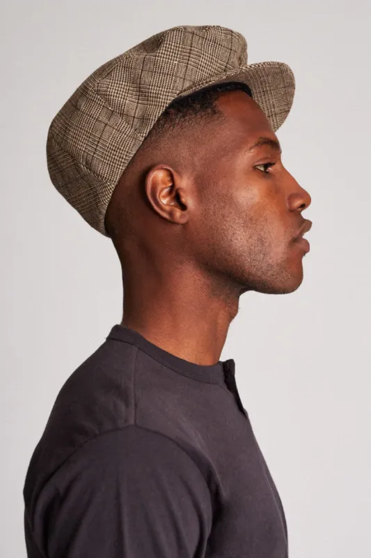 Barrel Snap Cap - Tan/Brown sold by Brixton