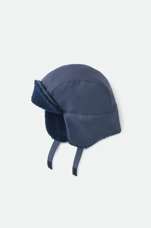 Bridger Trapper Hat - Washed Navy sold by Brixton