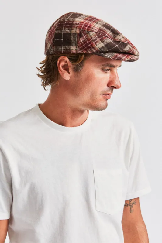 Hooligan Snap Cap - Brown/Maroon sold by Brixton