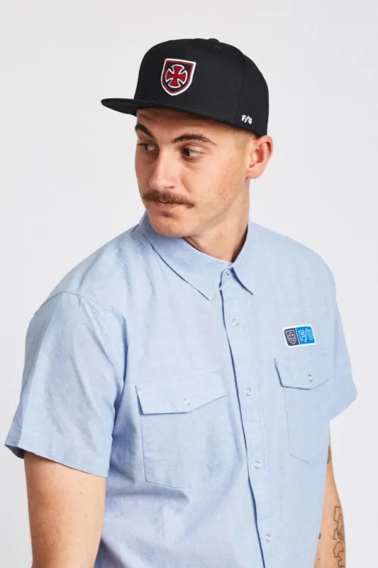 Hedge MP Snapback - Black sold by Brixton