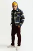Bowery Trucker Jacket - Joe Blue Plaid sold by Brixton