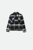 Bowery Trucker Jacket - Joe Blue Plaid sold by Brixton