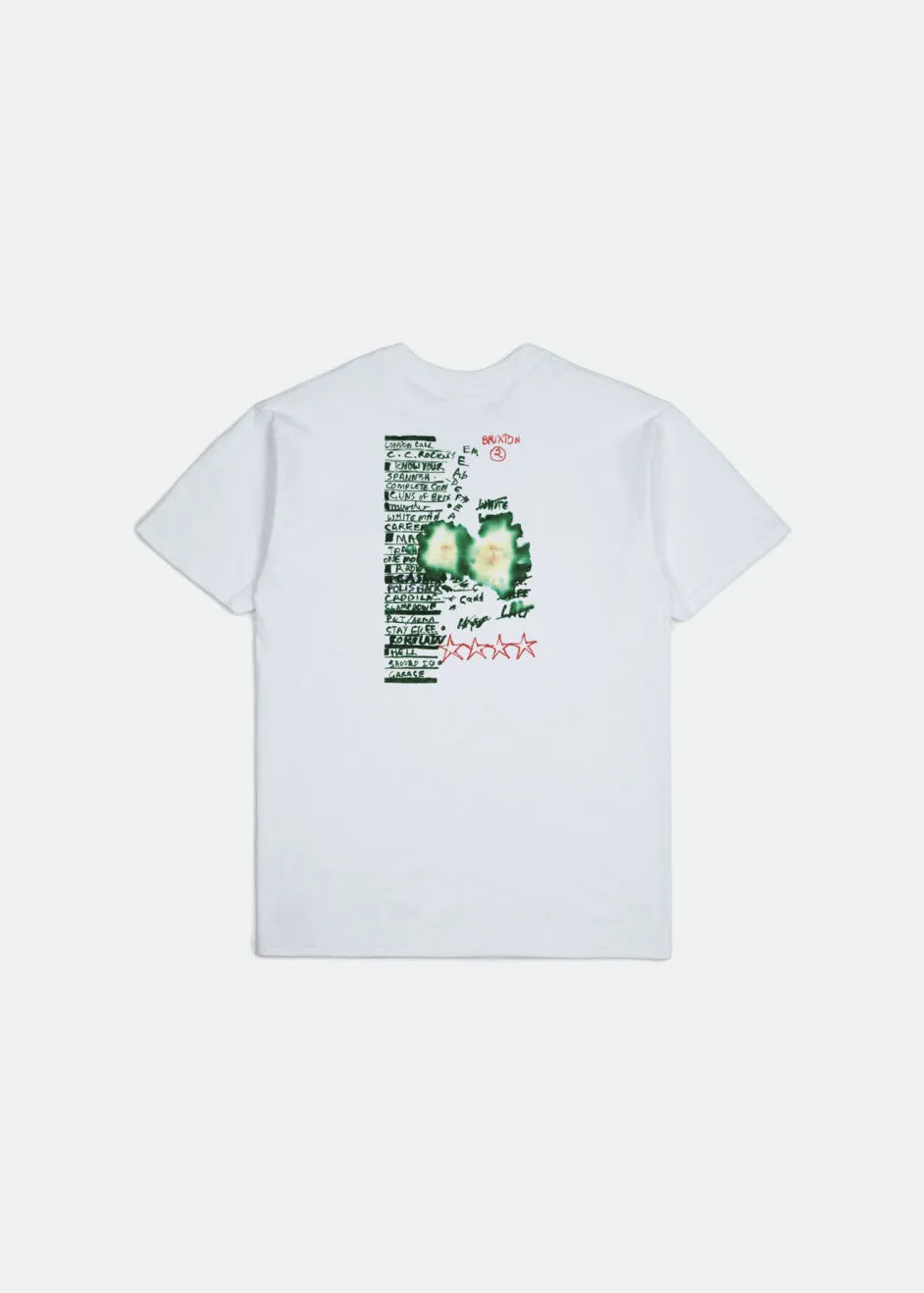 Strummer Set S/S Tailored Tee - White sold by Brixton product image thumbnail 3