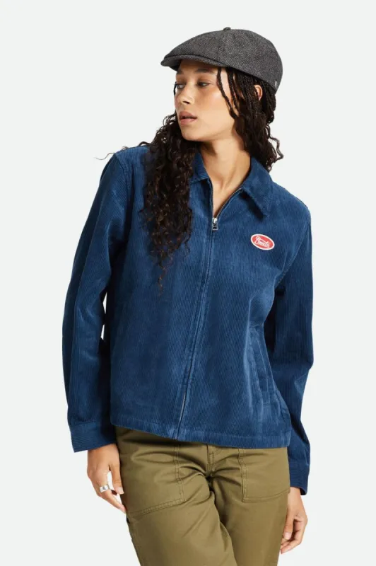 Utopia Lightweight Jacket - Deep Sea sold by Brixton