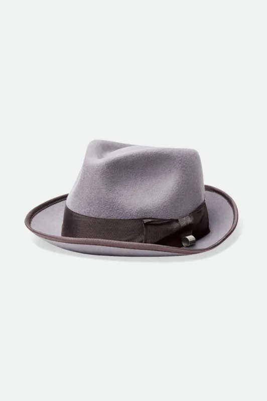 Champ Fedora - Light Grey sold by Brixton