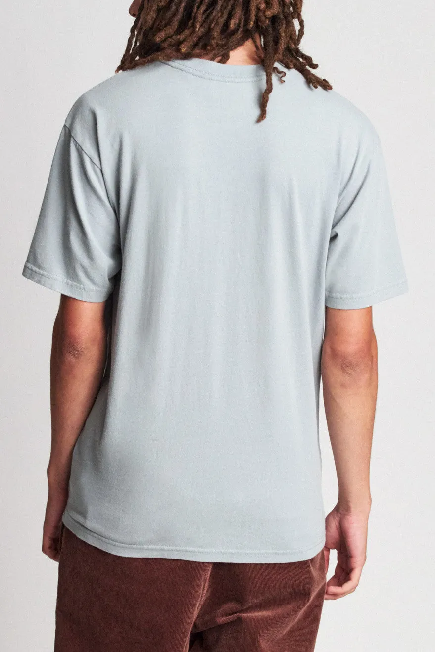 Basic S/S Standard Pocket Tee - Blue Stone sold by Brixton product image thumbnail 2