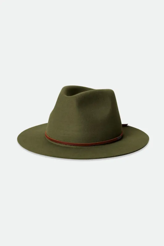 Wesley Fedora - Moss sold by Brixton