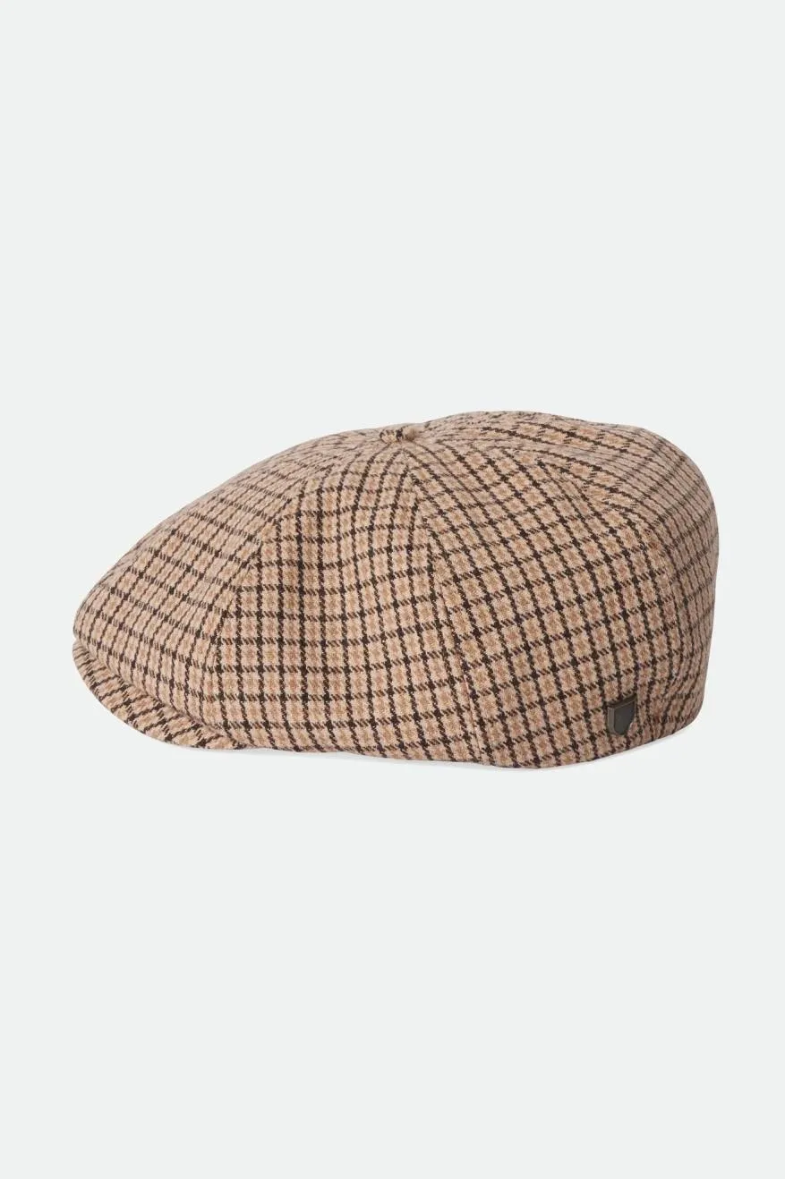 Brood Newsboy Cap - Sand/Desert Palm sold by Brixton product image thumbnail 3