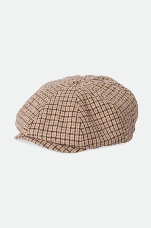 Brood Newsboy Cap - Sand/Desert Palm sold by Brixton