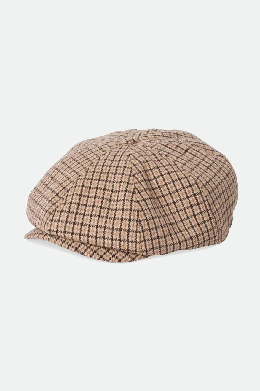 Brood Newsboy Cap - Sand/Desert Palm sold by Brixton