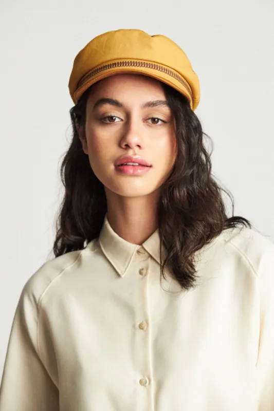 Fiddler Embroidered Cap - Nugget Gold sold by Brixton