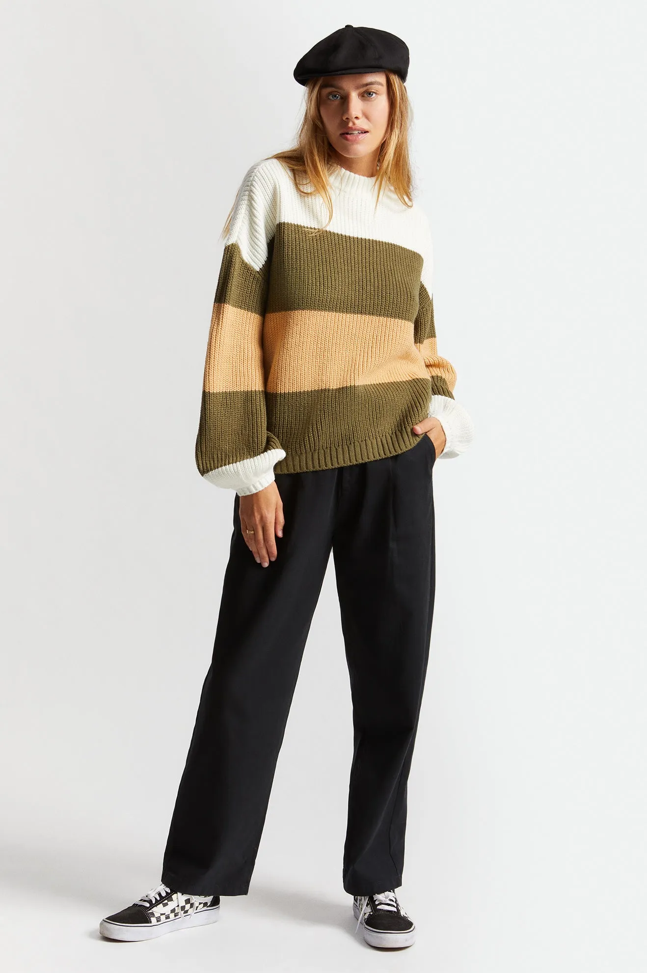 Madero Sweater - Military Olive sold by Brixton product image thumbnail 2