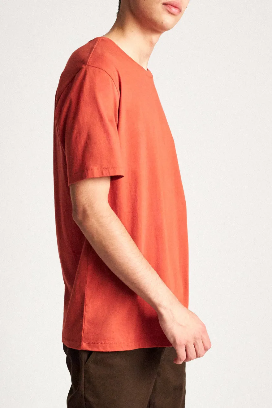 Basic S/S Premium Tee - Henna sold by Brixton product image thumbnail 2