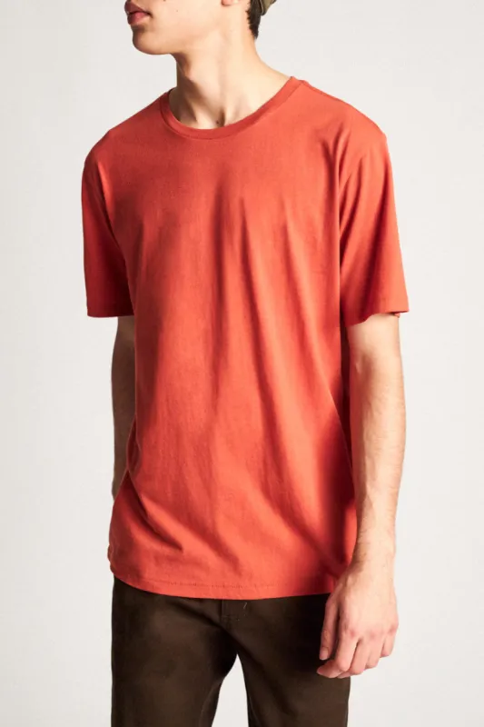 Basic S/S Premium Tee - Henna sold by Brixton