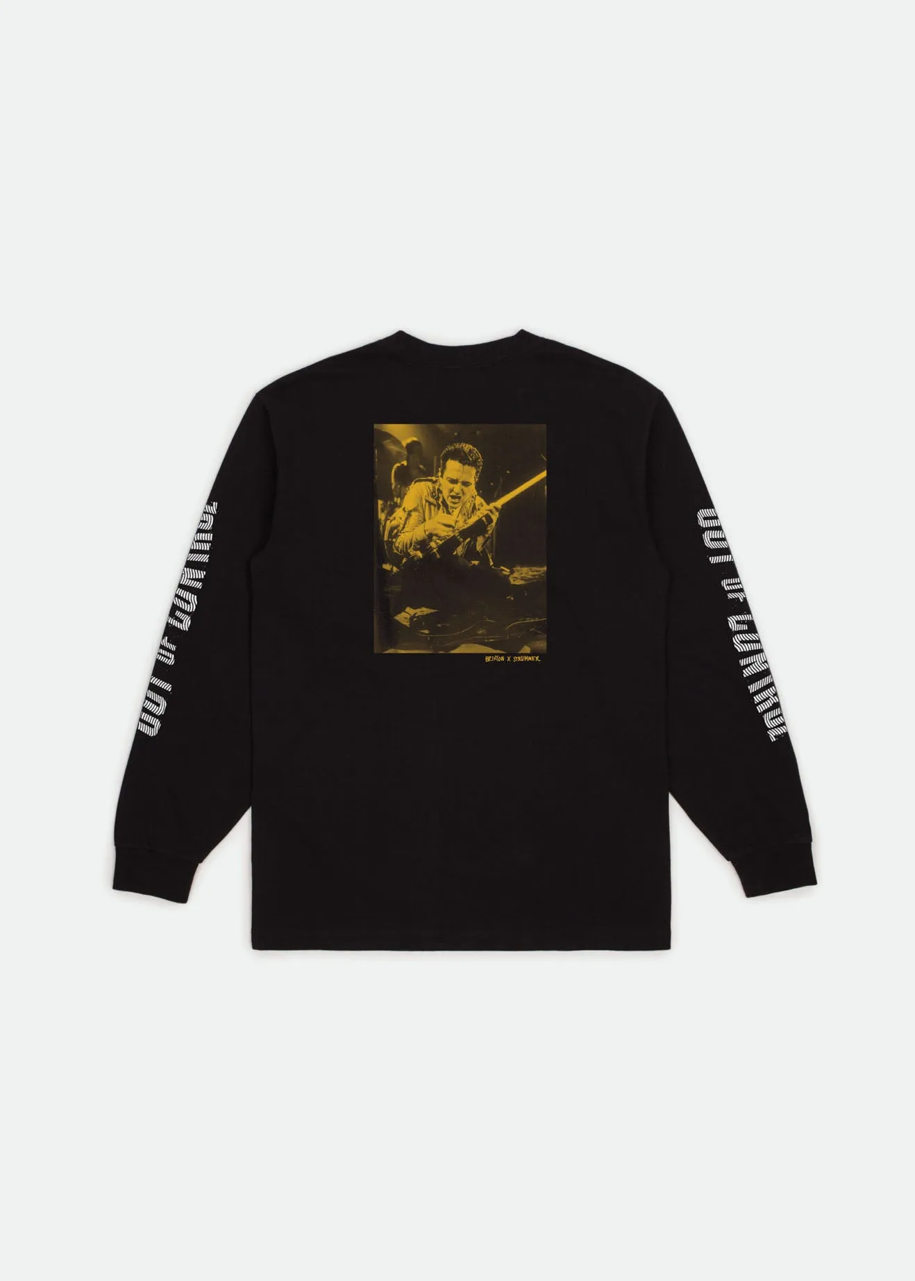 Strummer Out Of Control L/S Standard Tee - Black sold by Brixton product image thumbnail 2