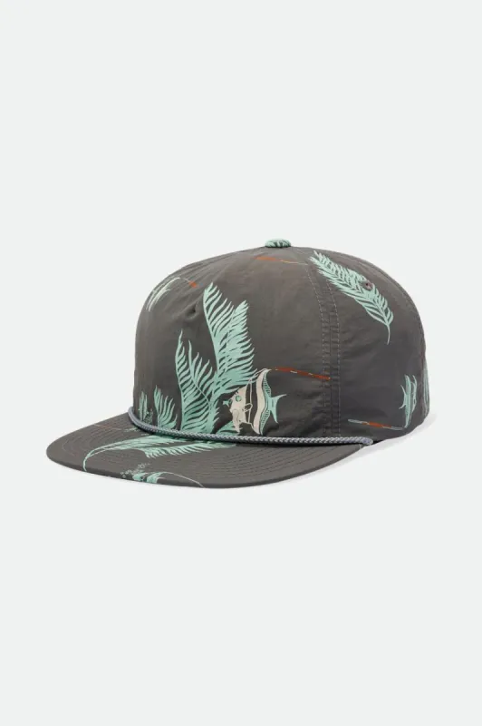 Henshaw MP Snapback - Aloha Black made by Brixton
