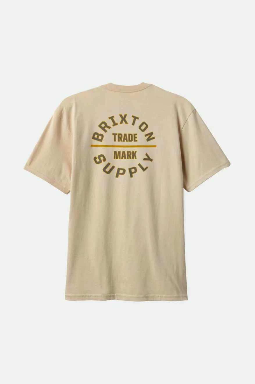 Oath V S/S Standard T-Shirt - Cream/Grey/Mustard sold by Brixton product image thumbnail 2