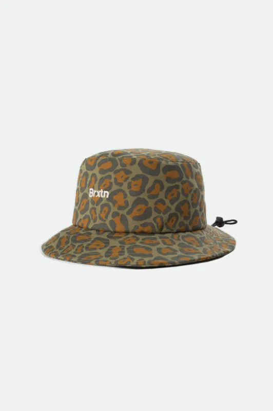Gate Bucket Hat - Leopard Camo made by Brixton