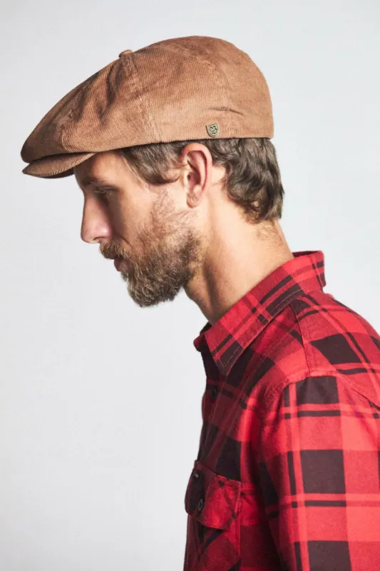 Brood Corduroy Snap Cap - Bison sold by Brixton