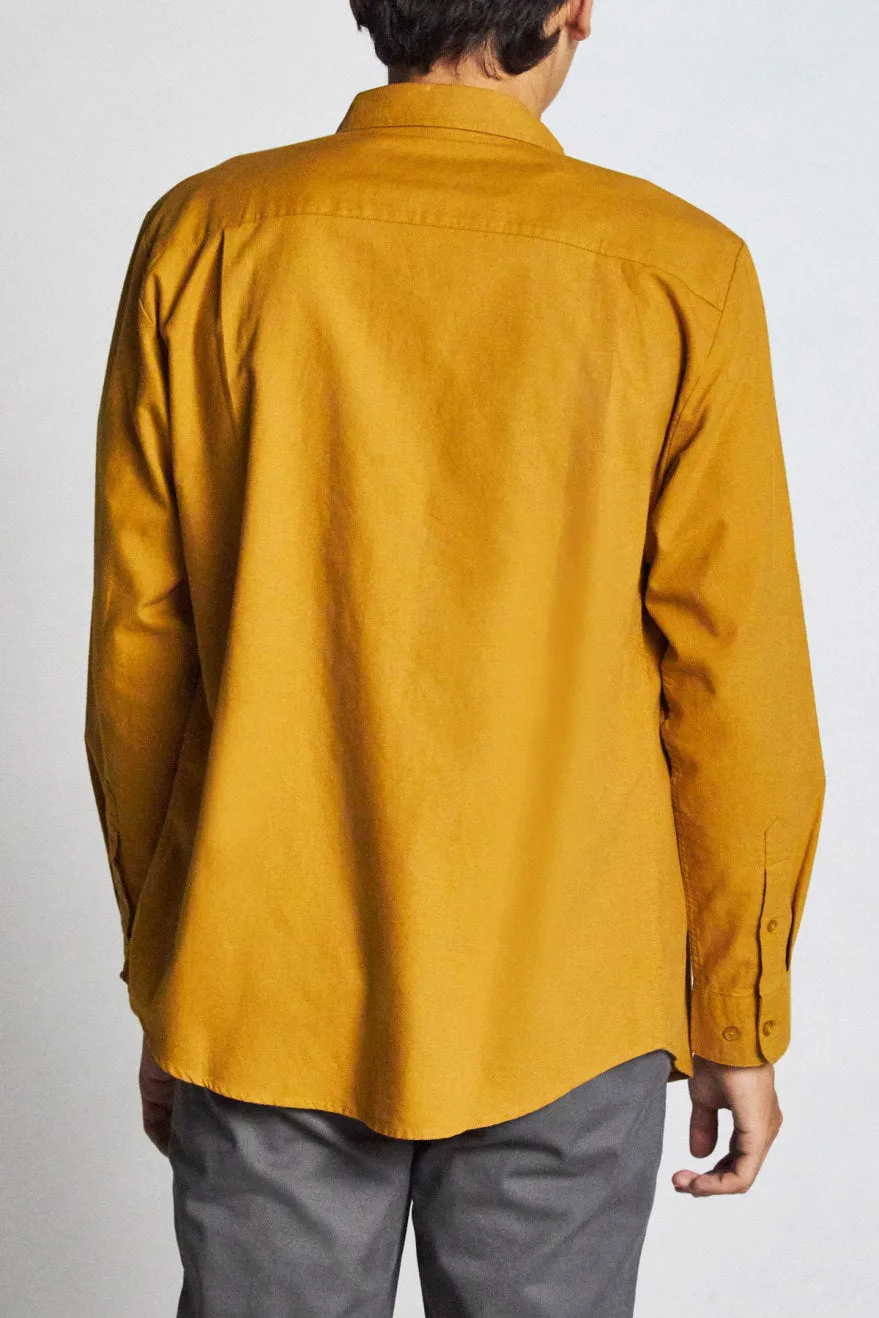 Charter Oxford L/S Woven - Maize sold by Brixton product image thumbnail 3