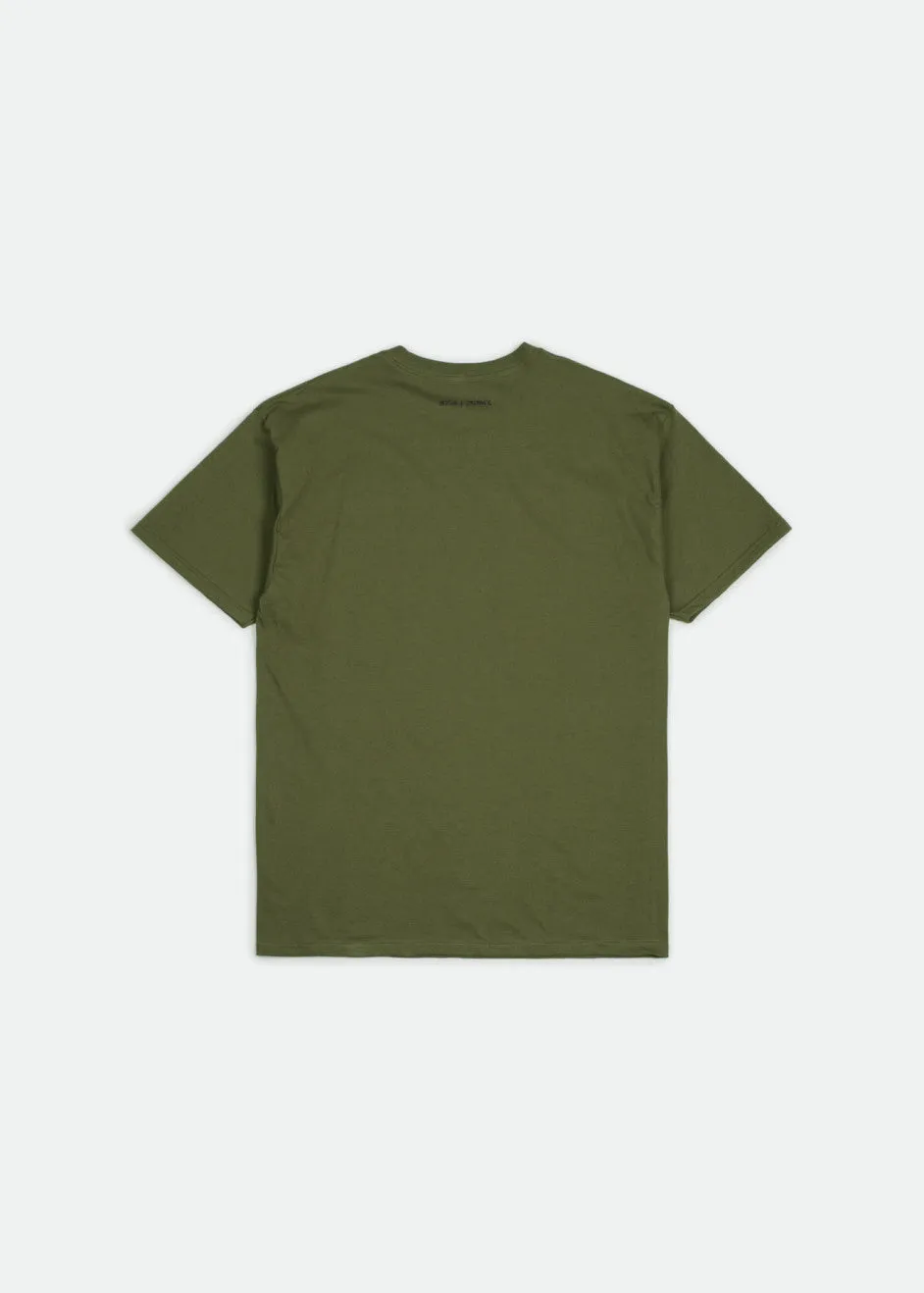 Strummer Know Your Rights II S/S Standard Tee - Military Green sold by Brixton product image thumbnail 2
