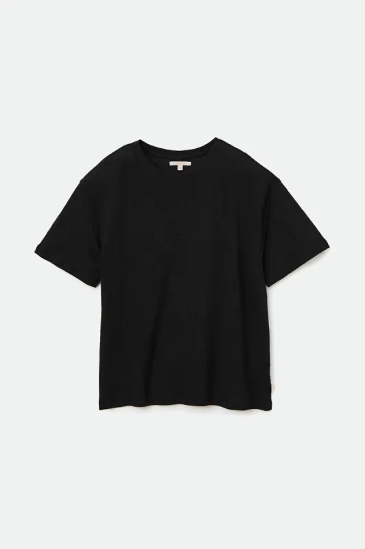 Montauk Oversized Tee - Black sold by Brixton