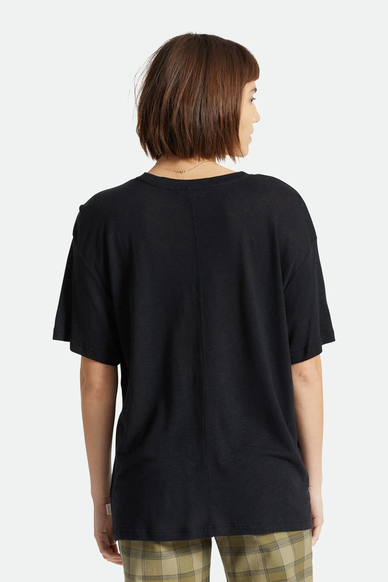 Montauk Oversized Tee - Black sold by Brixton product image thumbnail 4