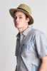 Rollins Fedora - Tan/Black sold by Brixton