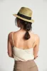 Rollins Fedora - Tan/Black sold by Brixton