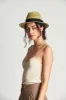Rollins Fedora - Tan/Black sold by Brixton