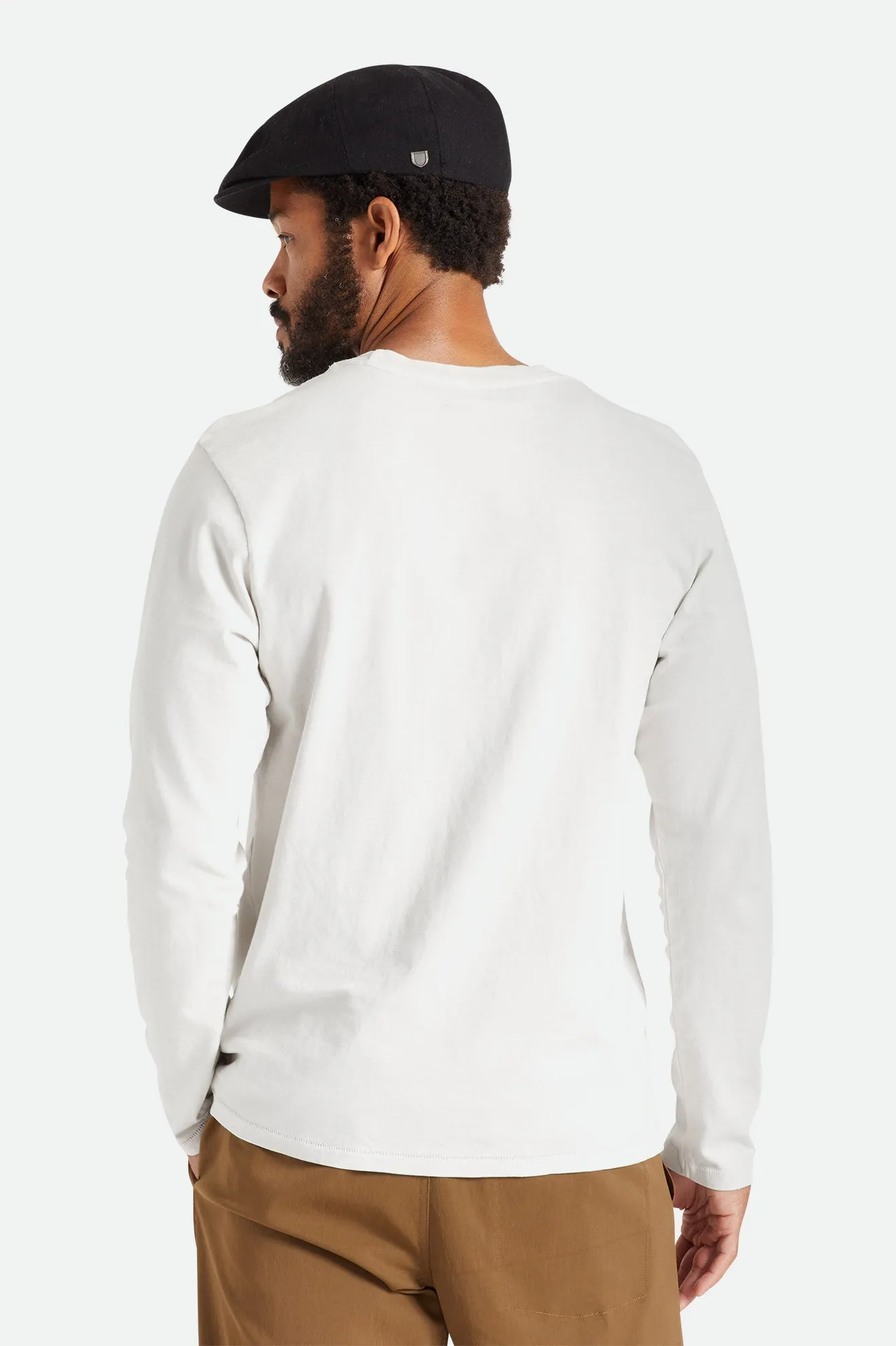 Vintage Reserve L/S Tee - Beige sold by Brixton product image thumbnail 4