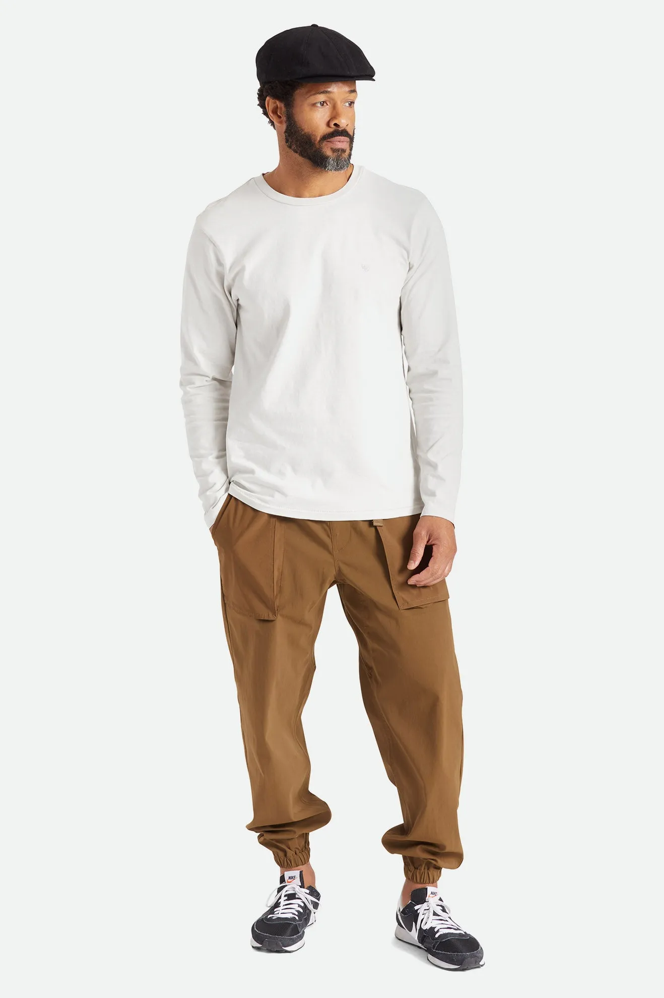 Vintage Reserve L/S Tee - Beige sold by Brixton product image thumbnail 2