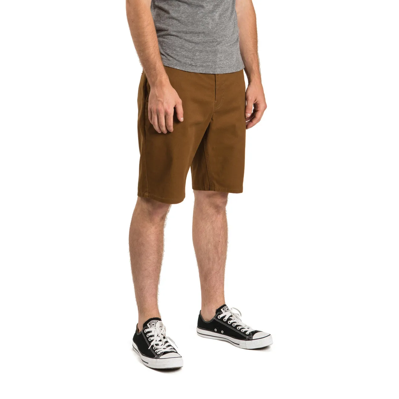 Toil II Hemmed Short - Bark sold by Brixton