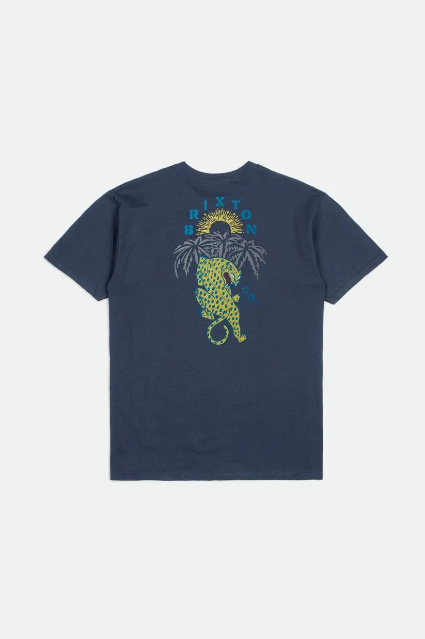 Seeks S/S Standard Tee - Washed Navy sold by Brixton product image thumbnail 2