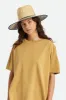 Joanna Festival Hat - Honey/Joe Blue sold by Brixton