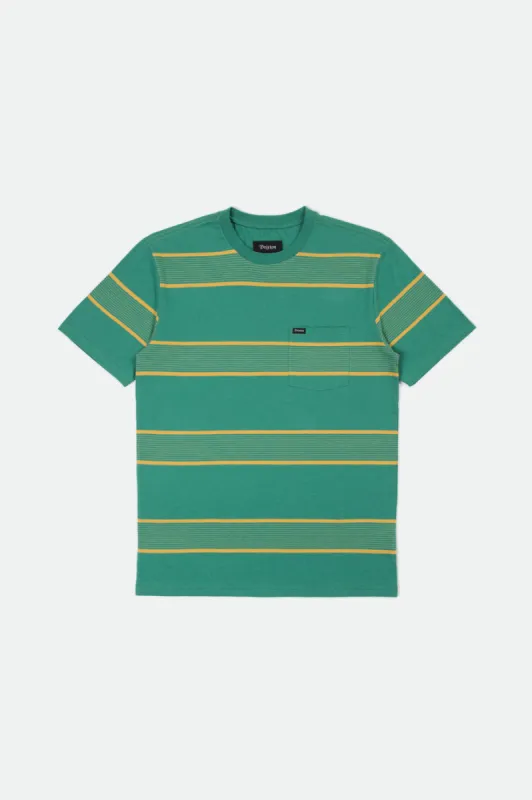 Hilt S/S Pocket Knit - Fern/Honey sold by Brixton