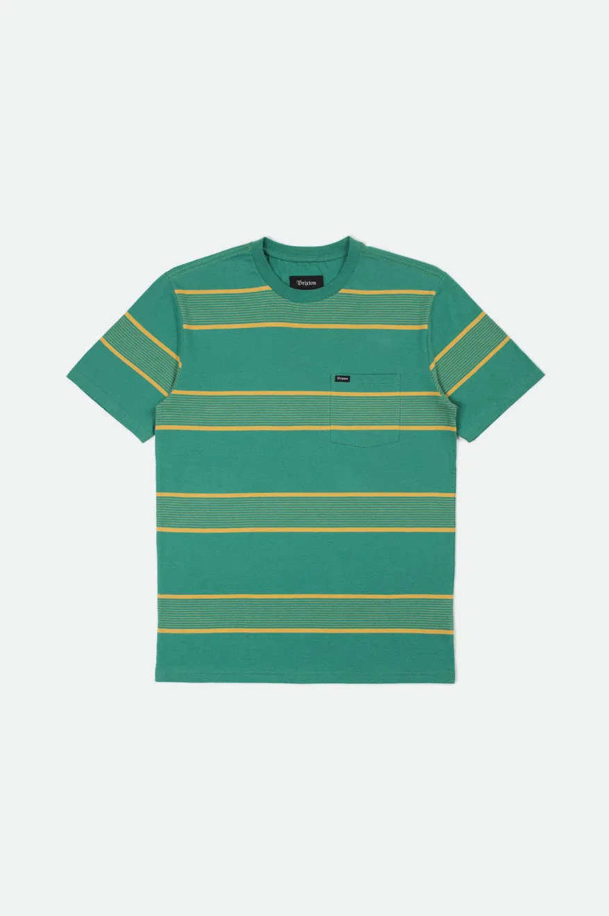 Hilt S/S Pocket Knit - Fern/Honey sold by Brixton