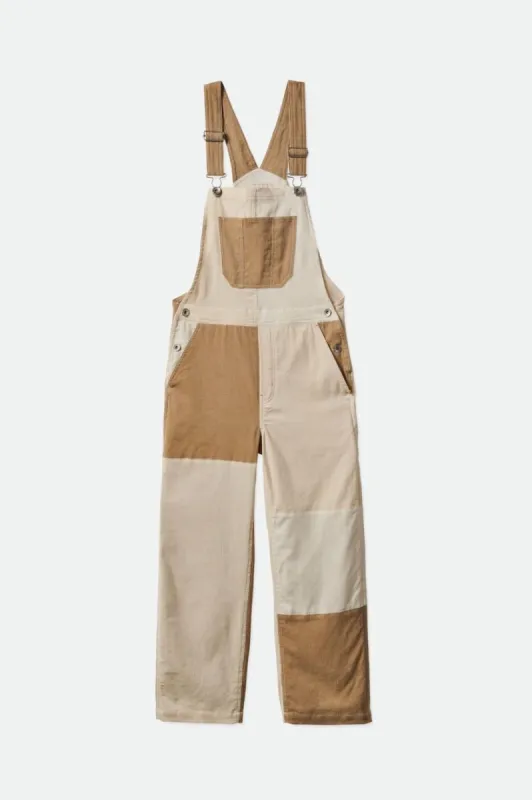 Christina Crop Overall - Dove/Vanilla sold by Brixton